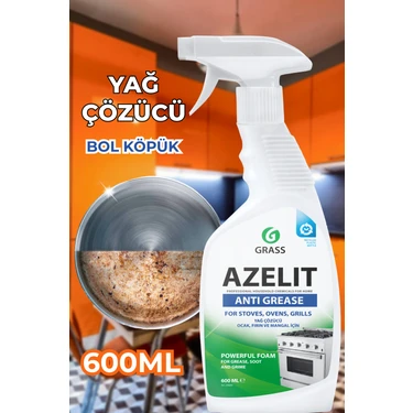 Grass Azelit Ultra Anında Etki Mutfak Kir ve Yağ Çözücü Sprey 600