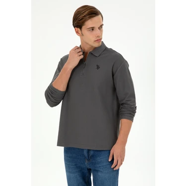 U.S. Polo Assn. Erkek Antrasit Sweatshirt