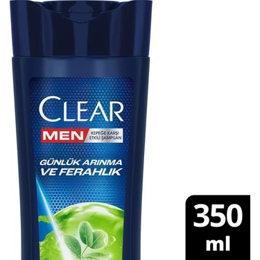 Clear Men Kepeğe Karşı Etkili Şampuan Günlük Arınma ve Ferahlık 350