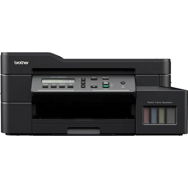 Brother DCP-T820DW Yazıcı-Tarayıcı-Fotokopi Wi-Fi Renkli Mürekkepli Tanklı Yazıcı +1 Siyah