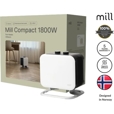 Mill Compact PTC Isıtıcı Fan 1800W -