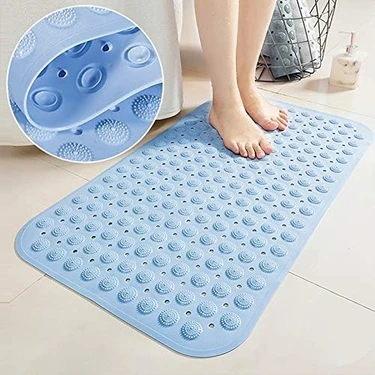 Vantuzlu Masajlı Banyo Duş Kaydırmaz Paspas Duşakabin Paspası. Ayak Kaydırmaz