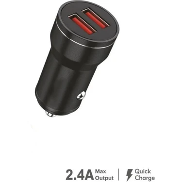 YGT 2 USB Port Girişli Transmitter Araç Şarj Cihazı Araba Şarj Aleti