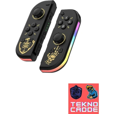Beboncool Nintendo Switch/switch OLED Yüksek Kapasite Titreşimli Rgb Işıklı Joy-Con Oyun