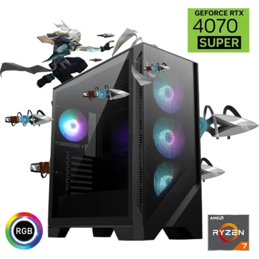 Ryzen 7 9800X3D 32GB Ddr5 1tb SSD Rtx 4070 Super B650m Wi-Fi 240MM Sıvı Soğutma Oyun