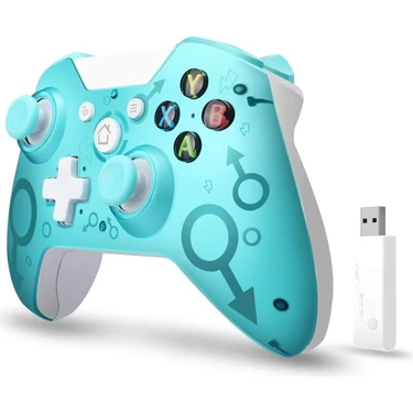 Beboncool Kablosuz Joystick Gamepad Deniz Mavi PC/Xbox One/Series X/S Uyumluluğu ile Ergonomik Oyun