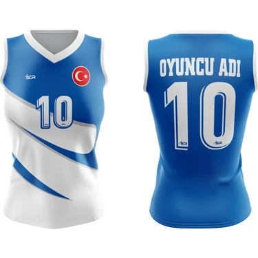 ACR Giyim Voleybol Forması Star Model - Kişiye Özel Isim ve Numara Yazılabilir, Dijital Baskı