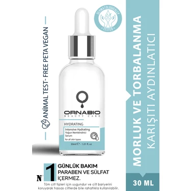 Yoğun Nemlendirici ve Dolgunlaştırıcı Serum(Hyaluronik Asit Kolajen  Niacinamide  Panthenol) 30