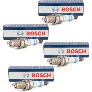 Bosch Audi A6 Benzin - Lpg Bosch Iridyum Buji 2.0 Motor 2001-2005 (4