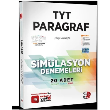 3D Yayınları TYT Simülasyon Paragraf Denemeleri Tamamı Video