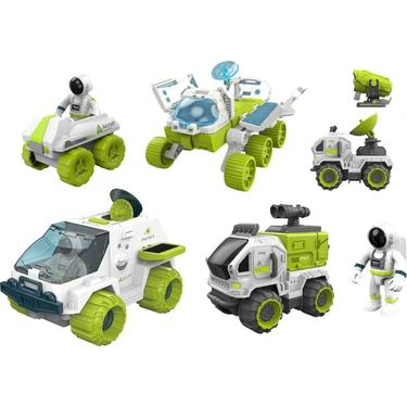 Learning Fun 8'li Set Uzay Keşif Araçları ve Astronotlar Uzay Oyun
