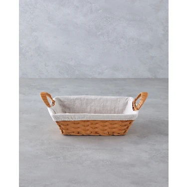 English Home Pastora Plastik Rattan Ekmek Sepeti 34X20X12 cm