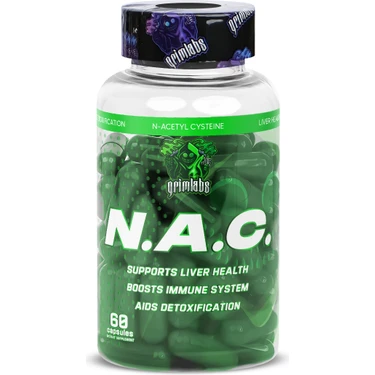 Grimlabs Nac (N-Acetyl Cysteıne) Karacığer Koruyucu 500mg 60