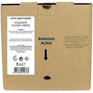 Eyüp Sabri Tuncer 5lt Limon  Kolonyası (5lt Bag IN Box