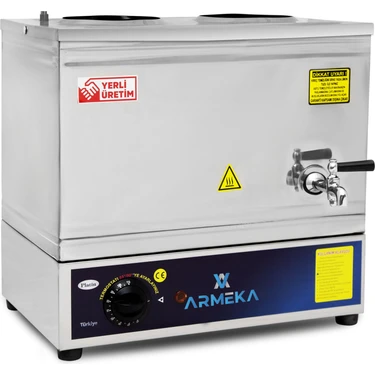 Armeka Platin 20 Litre Elektrikli Pleytsiz Çay Kazanı & Kahveci Kazanı & Kahve ve Çay Ocağı