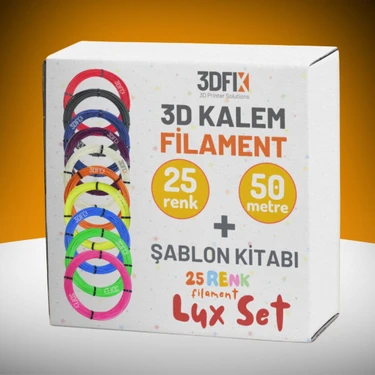 3DFIX 3D Kalem Filament+ Lüx Şablon