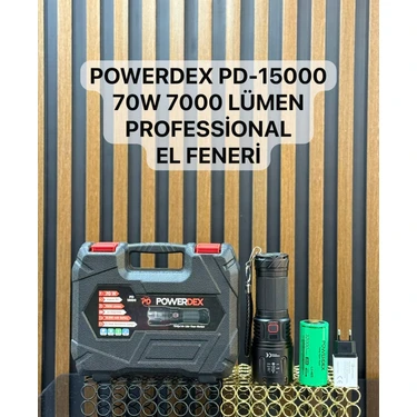 Powerdex 70W Profesyonel Avcı Feneri 7000 Lümen