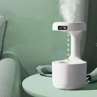 CoverZone Dijital Ekranlı Humidifier Buhar Makinesi Nemlendirici Aroma Terapi Difüzörü 600 ml