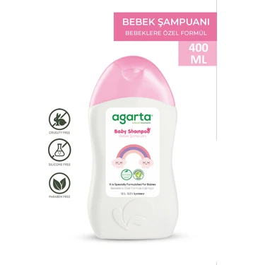 Agarta Doğal Kız Bebek Çocuk  Şampuanı 400