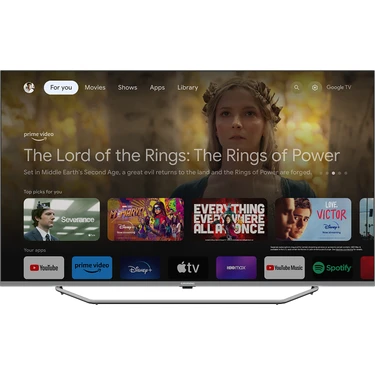 Grundig Rio 65 GHU 8900S 65" 165 Ekran Uydu Alıcılı 4K Ultra HD Google Smart LED