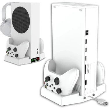 Xbox Series S Fanlı Şarj Standı Xbox Dikey