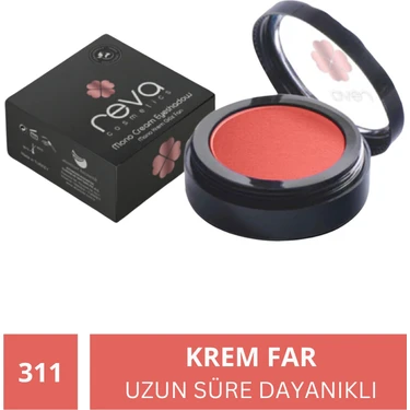 Reva Uzun Süre Kalıcı Krem Göz Farı - Mono Cream Eyeshadow- Vegan & Temiz