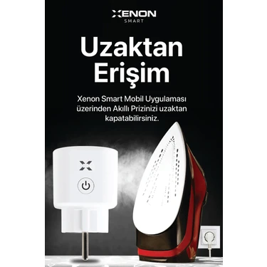 Xenon Smart Akım Korumalı Mobil Uygulama ile Uzaktan Kontrol Edilebilen Akıllı Wi-Fi/Bluetooth