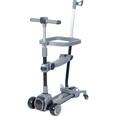 Prego Smile 3 Tekerlekli Çocuk Scooter 2-6 Yaş Oturaklı Katlanabilir Ebeveyn Kontrollü