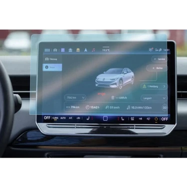 Engo Volkswagen ID.4 Ekran Koruyucu 12.9 inç Multimedya ile Uyumlu 9H Parlak Nano