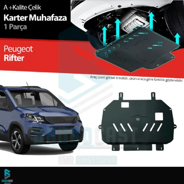 Peugeot Partner Rifter Çelik Karter Muhafaza Koruma 2019 Üzeri A+