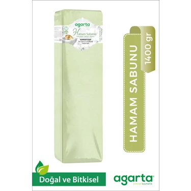 Agarta Doğal 1400 Gr El Yapımı Hamam Sabun