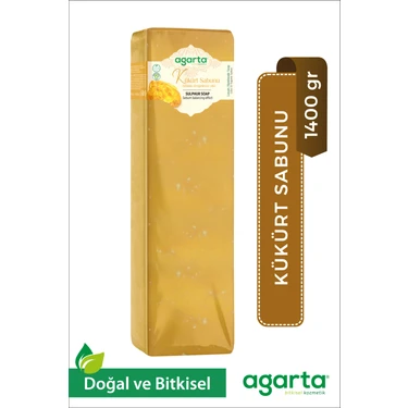 Agarta Doğal 1400 Gr El Yapımı Kükürt Sabun