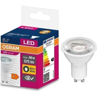 Osram Led GU10 Spot Lamba 6.9 W Sarı