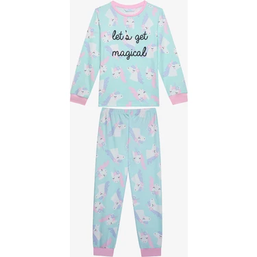 Penti Kız Çocuk Magical Termal Çok Renkli Pijama