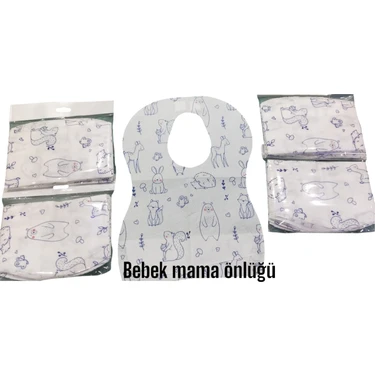 Home Tek Kullanımlık Bebek Mama Önlüğü 20