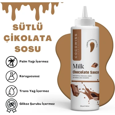 Cocowiss Chocolate Sütlü Çikolata Sos 300