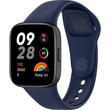 Fibaks Xiaomi Redmi Watch 3 Kordon Akıllı Saat Bileklik Kordonu Yumuşak Silikon