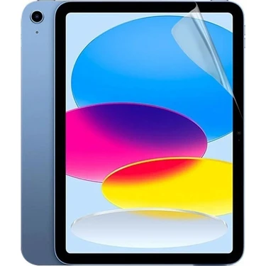 Fibaks Apple iPad 11 A16 10. Nesil 10.9 Şeffaf Ekran Koruyucu Nano Teknoloji Kırılmaz Esnek Cam