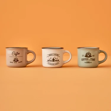 Bella Maison Hotz Kahve Fincanı 3'lü Set (100