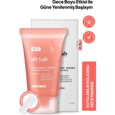 Ph Lab Phlab Collagen Night Soyulabilen Kolajen Gece Maskesi, Soyulabilir Kolejen Yüz