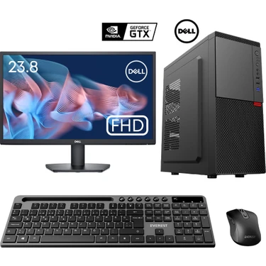 Turbox TX5874 I5 9400F 16GB Ddr4 512GB SSD 4gb GTX750TI 23.8 Dell Monitör Kurumsal Ofis