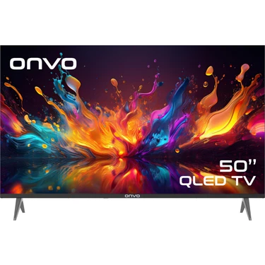 Onvo 50OVF9000 50" 127 Ekran Uydu Alıcılı 4K Ultra HD Google Smart QLED