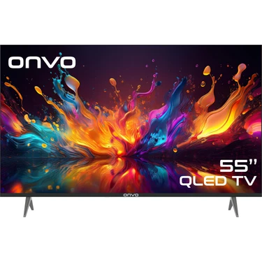 Onvo 55OVF9000UQ 55” 140 Ekran Dahili Uydu Alıcılı 4K Ultra HD Google QLED