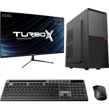 Turbox TX5238 Intel Core I5 9400F 16GB Ddr4 256GB SSD 2gb R5 230 23.6 Inç Freedos Kurumsal Ofis