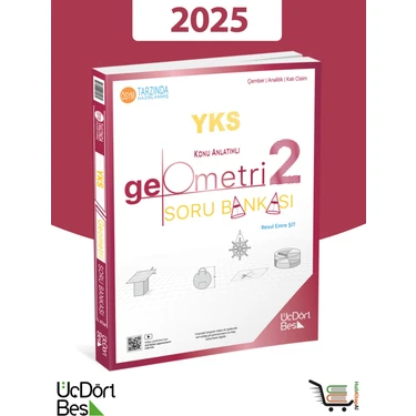 ÜçDörtBeş Yayınları 345 TYT – AYT Geometri 2. Kitap Soru