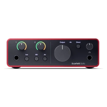 Focusrite Scarlett Solo Gen 4 Ses Kartı