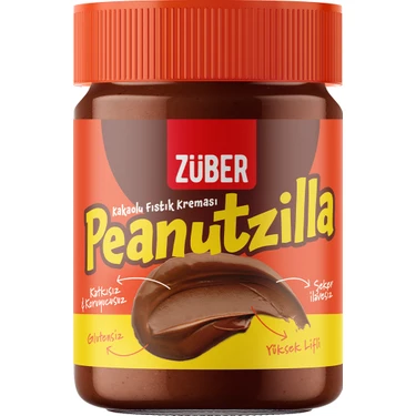 Züber Peanutzilla Kakaolu Yer Fıstığı Kreması