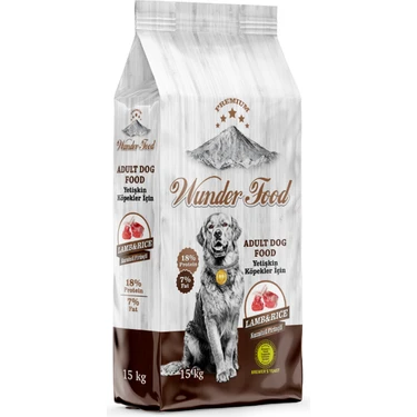 Wunder Food Kuzu Etli Köpek Maması 15