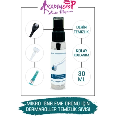 Kadınshop Dermaroller Temizlik Sıvısı Dermapen Dermastamp Dezenfekte Spreyi 30