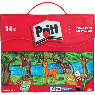 Pritt 24'lü Çantalı Pastel